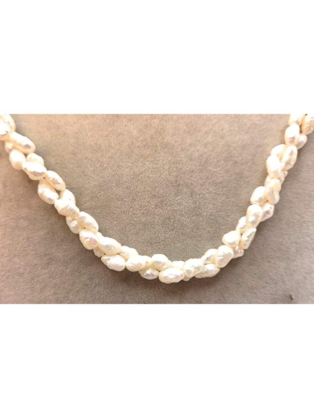 Vintage Freshwater Pearl Double Strand Necklace - Picture 2 of 3